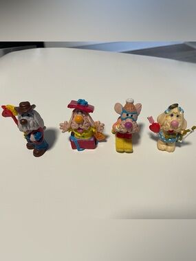 Vintage Wrinkles Dog Ganz Bros Figurines Bundle Set Of 4 80s 1980s Nostalgia